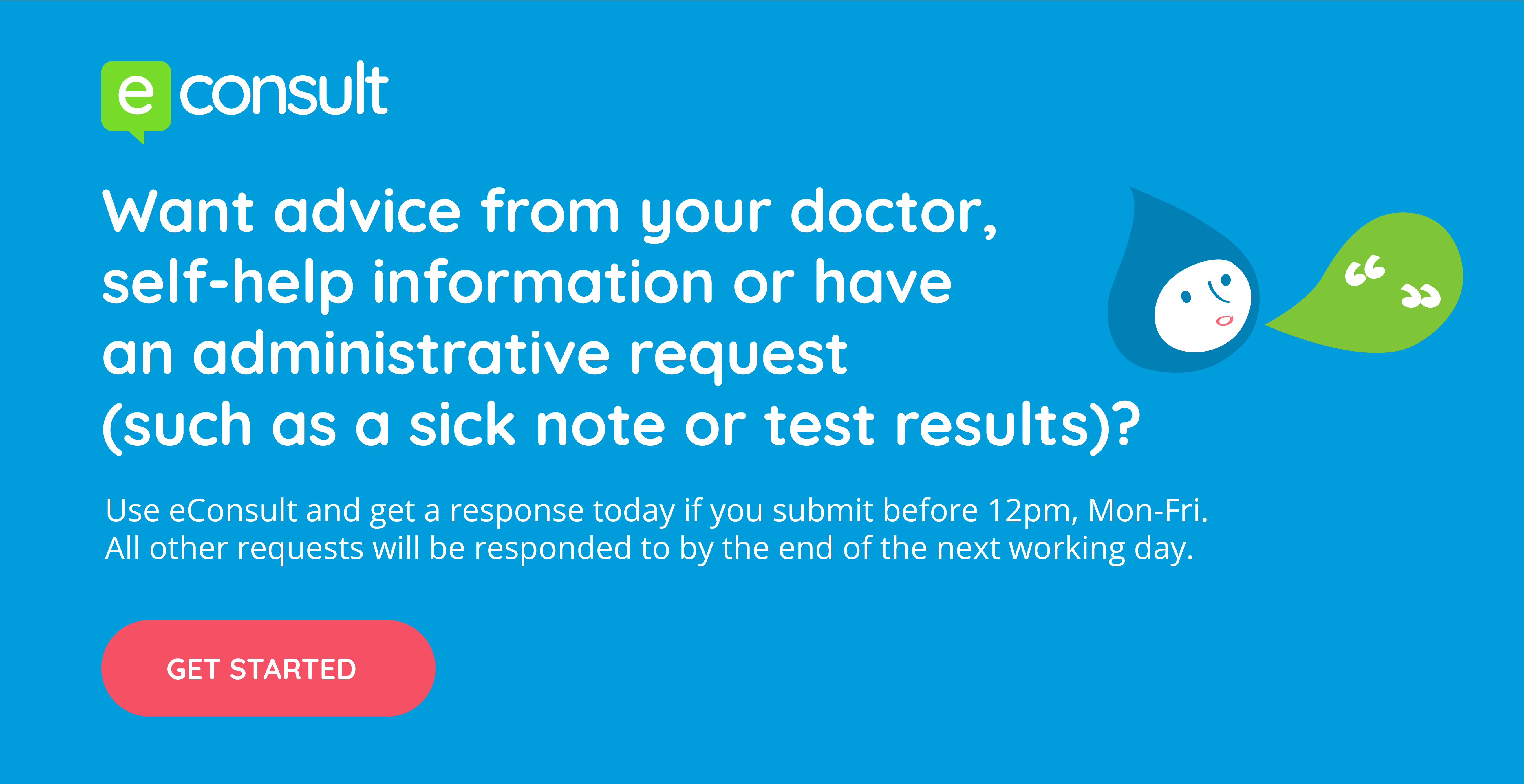 Contact your doctor online for help using eConsult